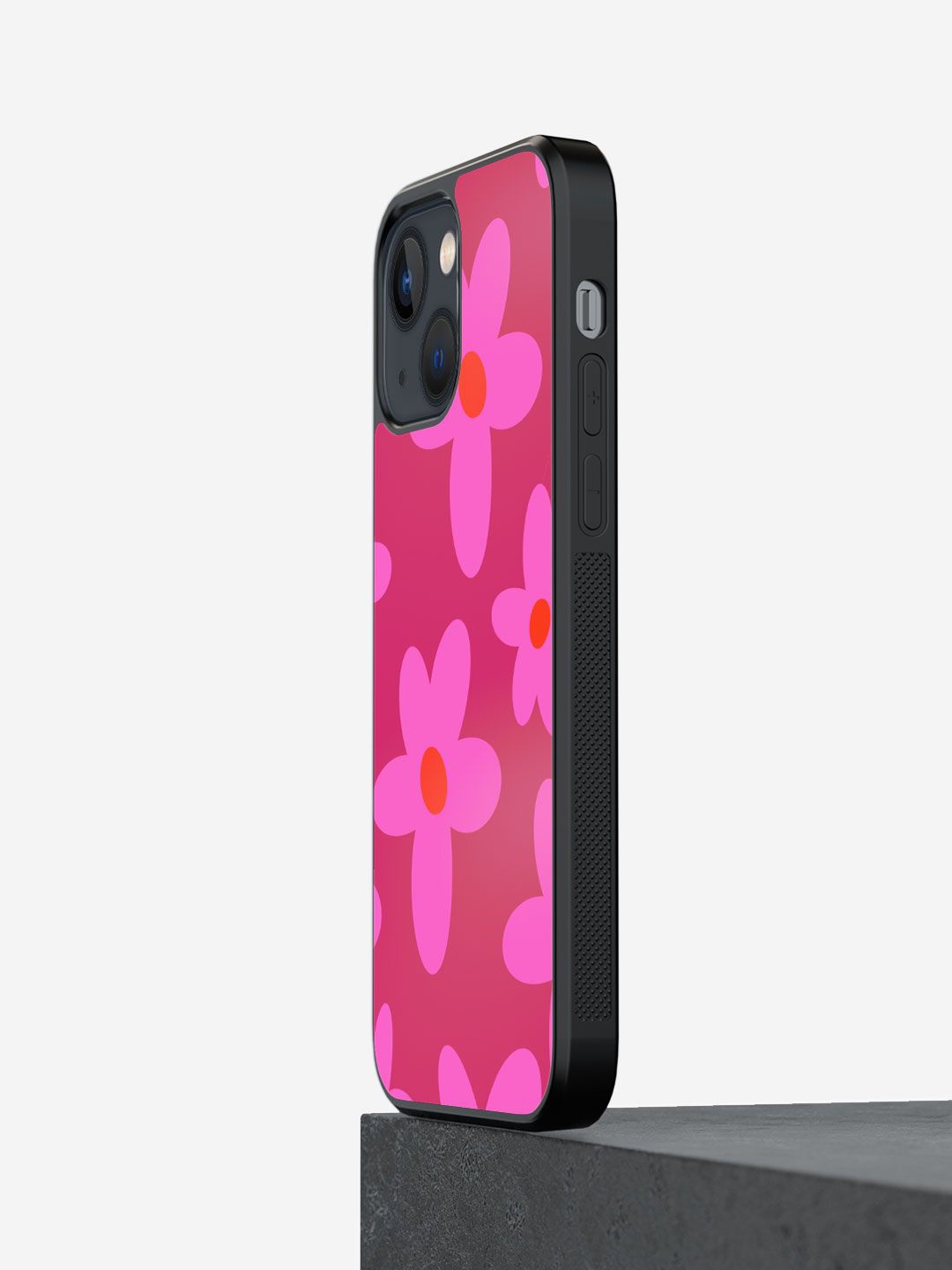 

macmerise Floral Printed iPhone 13 Mini Back Case Mobile Accessories, Purple
