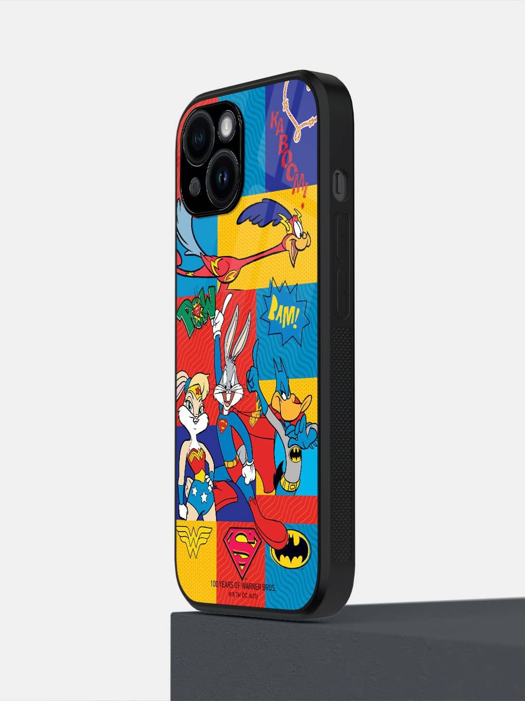 

macmerise Cartoon Characters Printed iPhone 14 Back Case Mobile Accessories, Red
