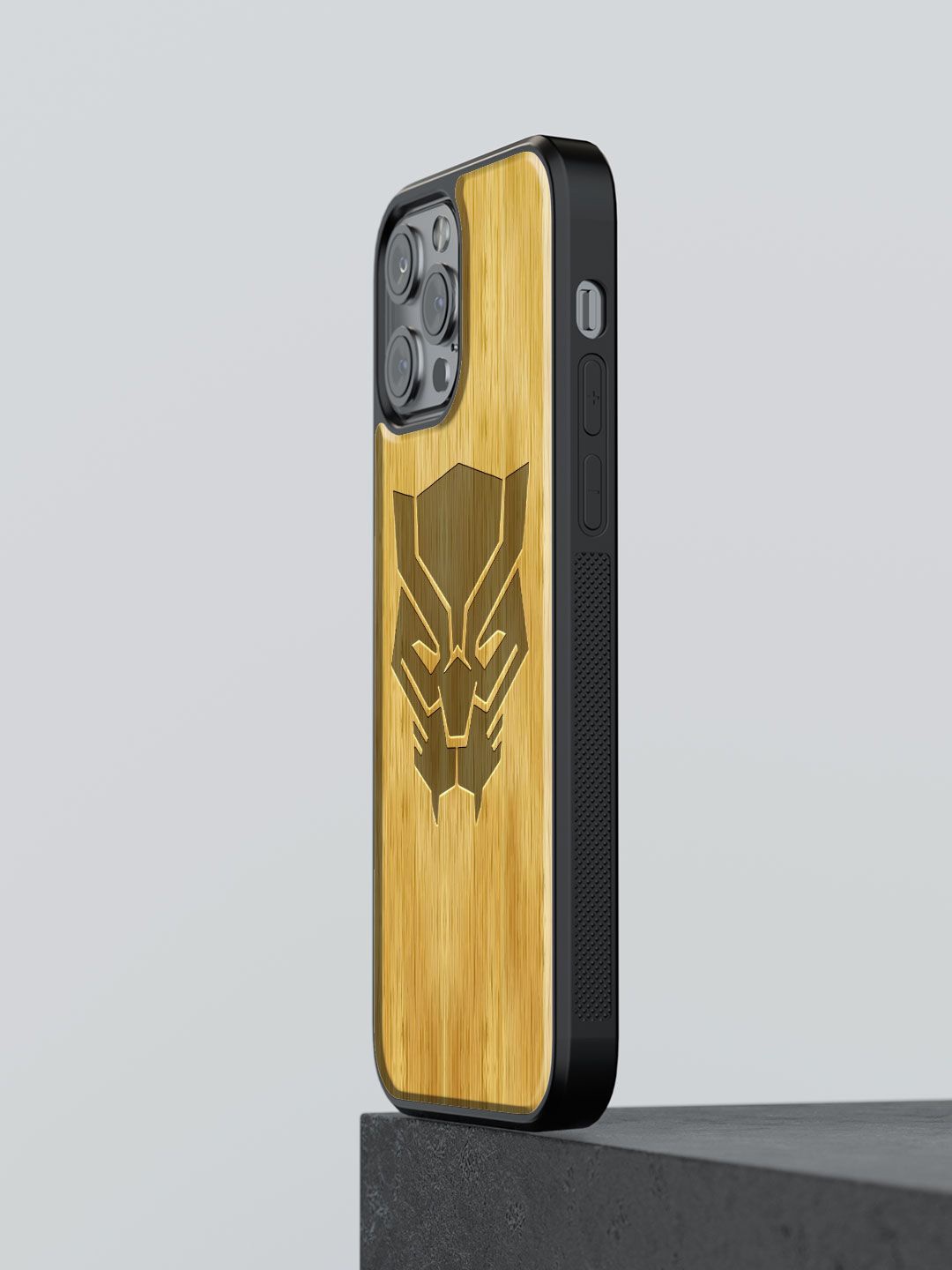 

macmerise Abstract Printed iPhone 13 Pro Back Case Mobile Accessories, Beige