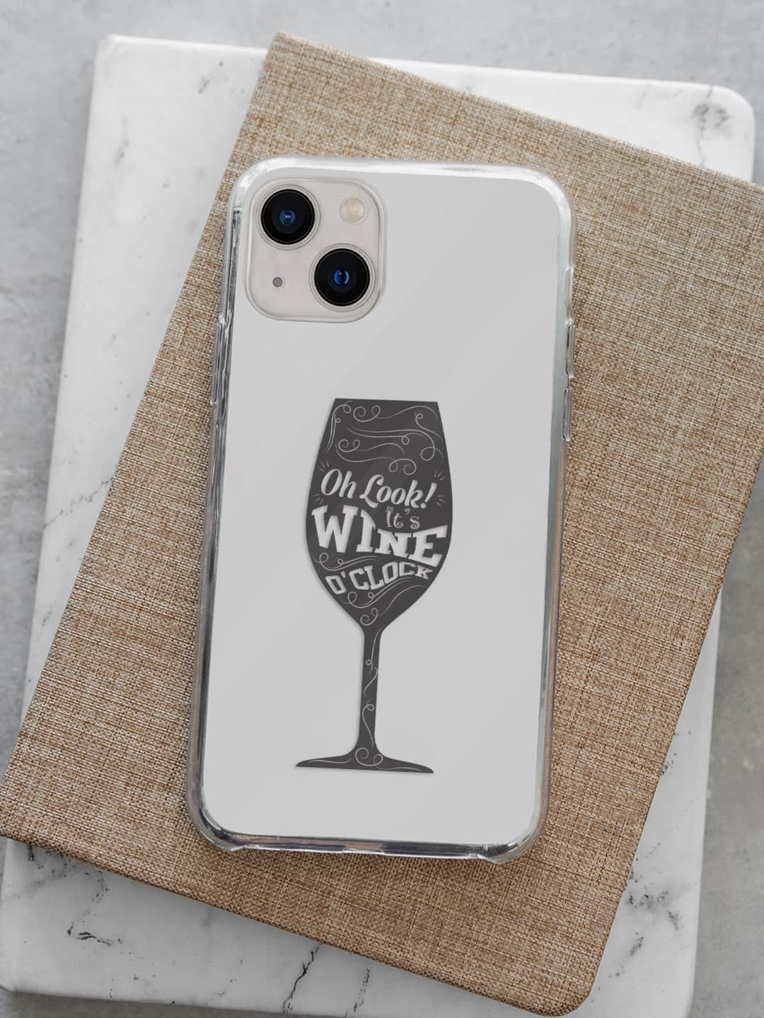 

macmerise Typography Printed iPhone 13 Back Case Mobile Accessories, Off white