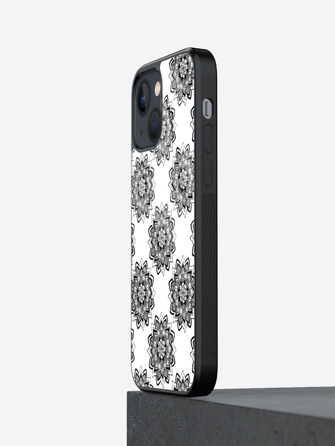 

macmerise Floral Printed iPhone 13 Back Case Mobile Accessories, White