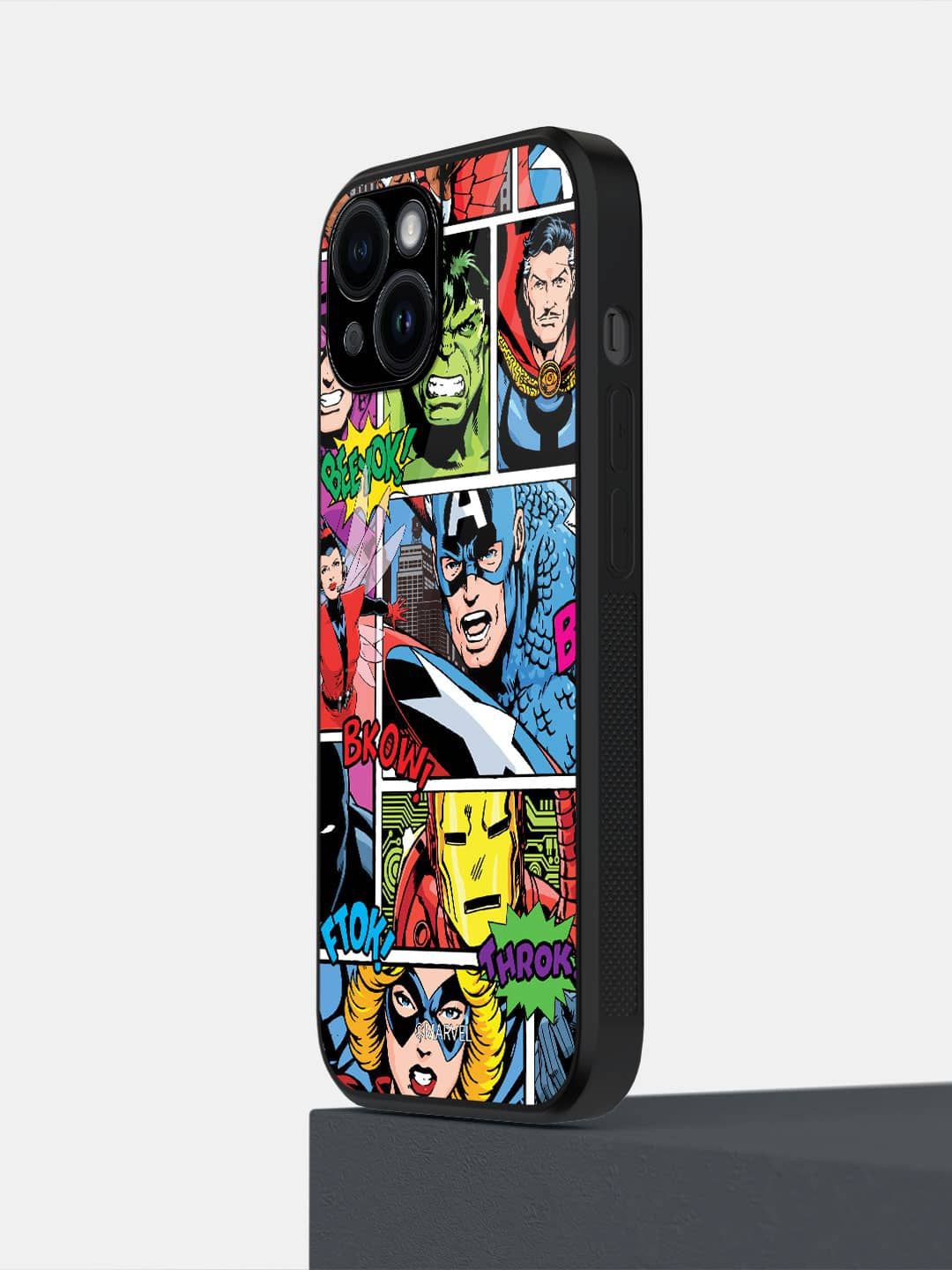 

macmerise Superhero Printed iPhone 14 Back Case Mobile Accessories, Blue