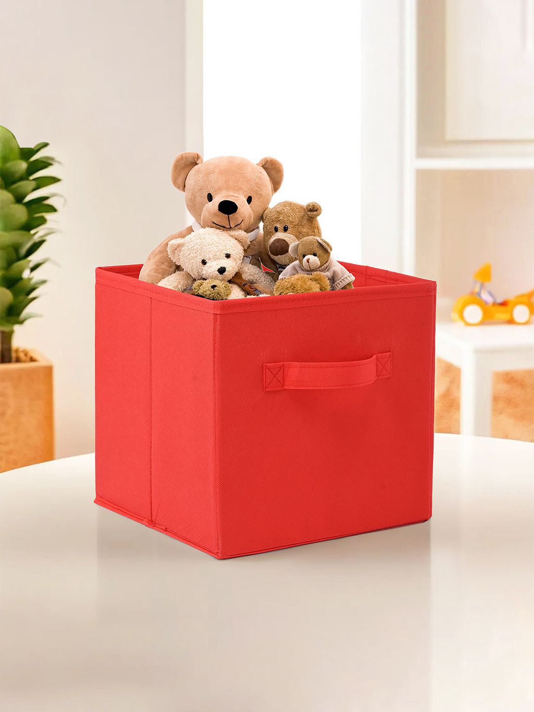 

Kuber Industries Red Square Drawer Organiser