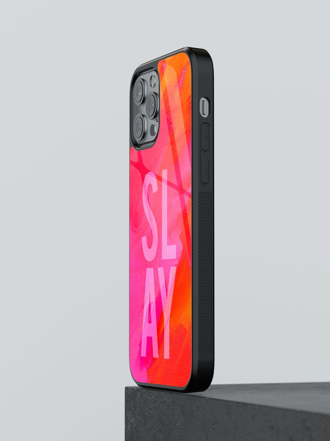 

macmerise Typography Printed iPhone 13 Pro Back Case Mobile Accessories, Pink