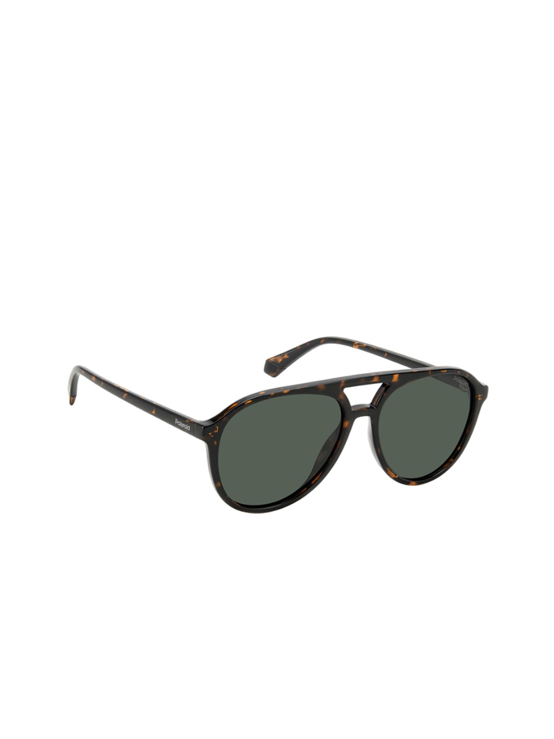 

Polaroid Unisex Aviator Sunglasses with UV Protected Lens 20673008656UC, Green