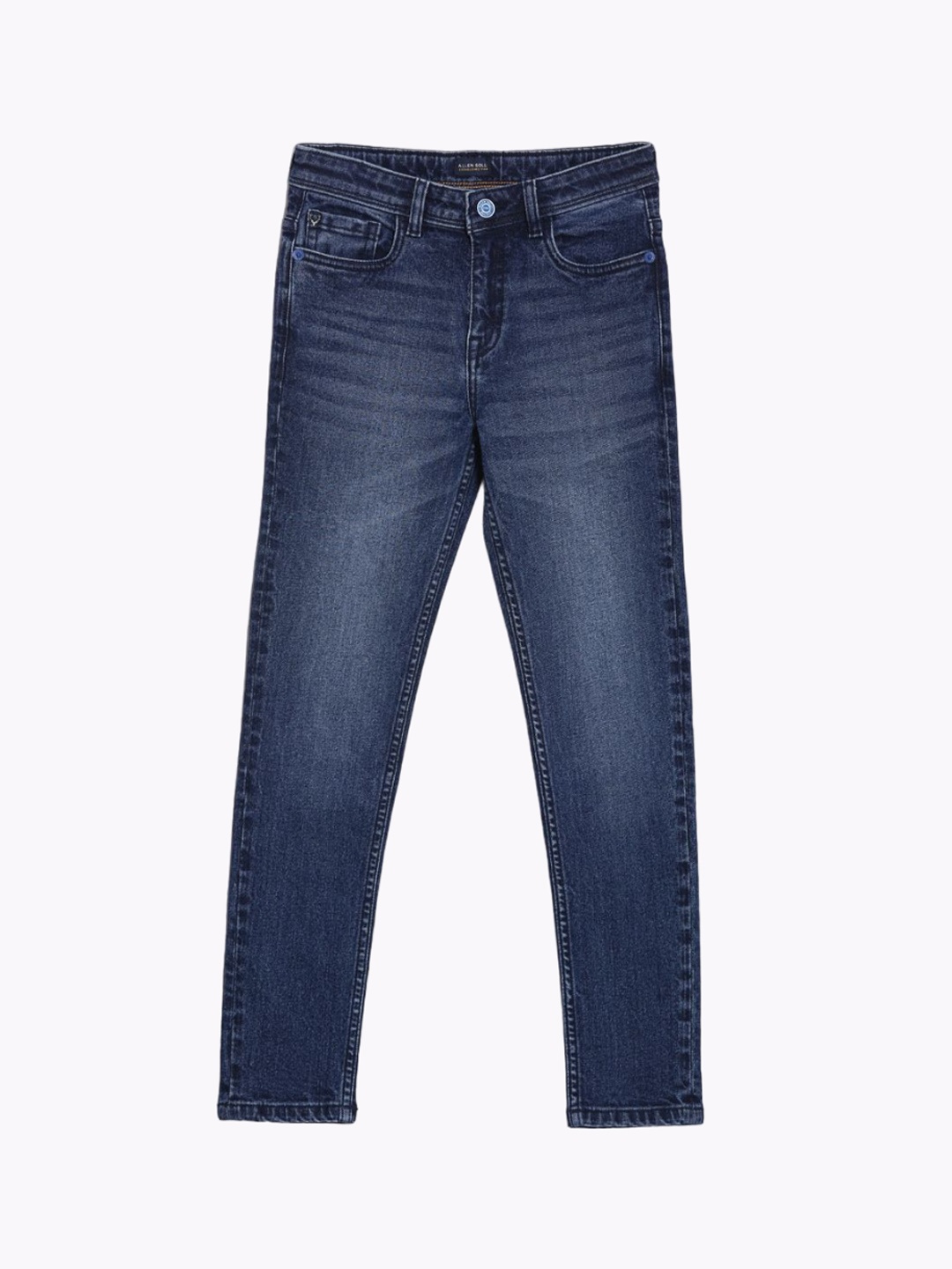 

Allen Solly Junior Boys Skinny Fit Light Fade Jeans, Navy blue
