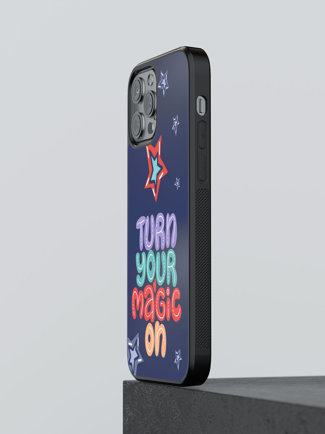 

macmerise Typography Printed iPhone 13 Pro Max Back Case Mobile Accessories, Blue