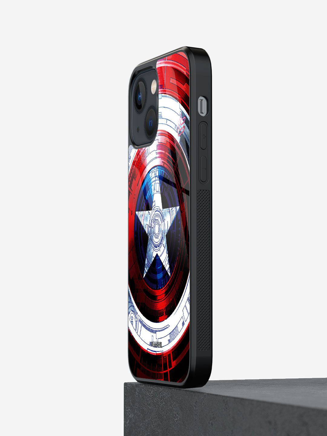 

macmerise Superhero Printed iPhone 13 Back Case Mobile Accessories, Red
