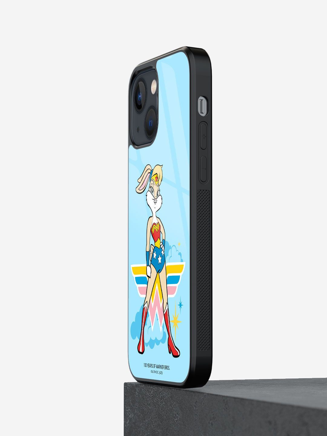 

macmerise Cartoon Characters Printed iPhone 13 Back Case Mobile Accessories, Blue