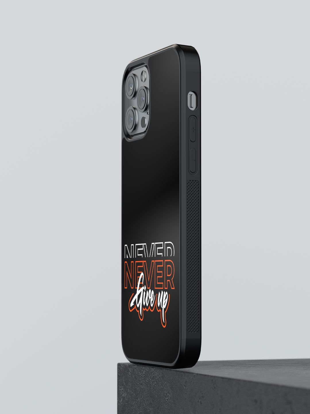 

macmerise Typography Printed iPhone 13 Pro Back Case Mobile Accessories, Black