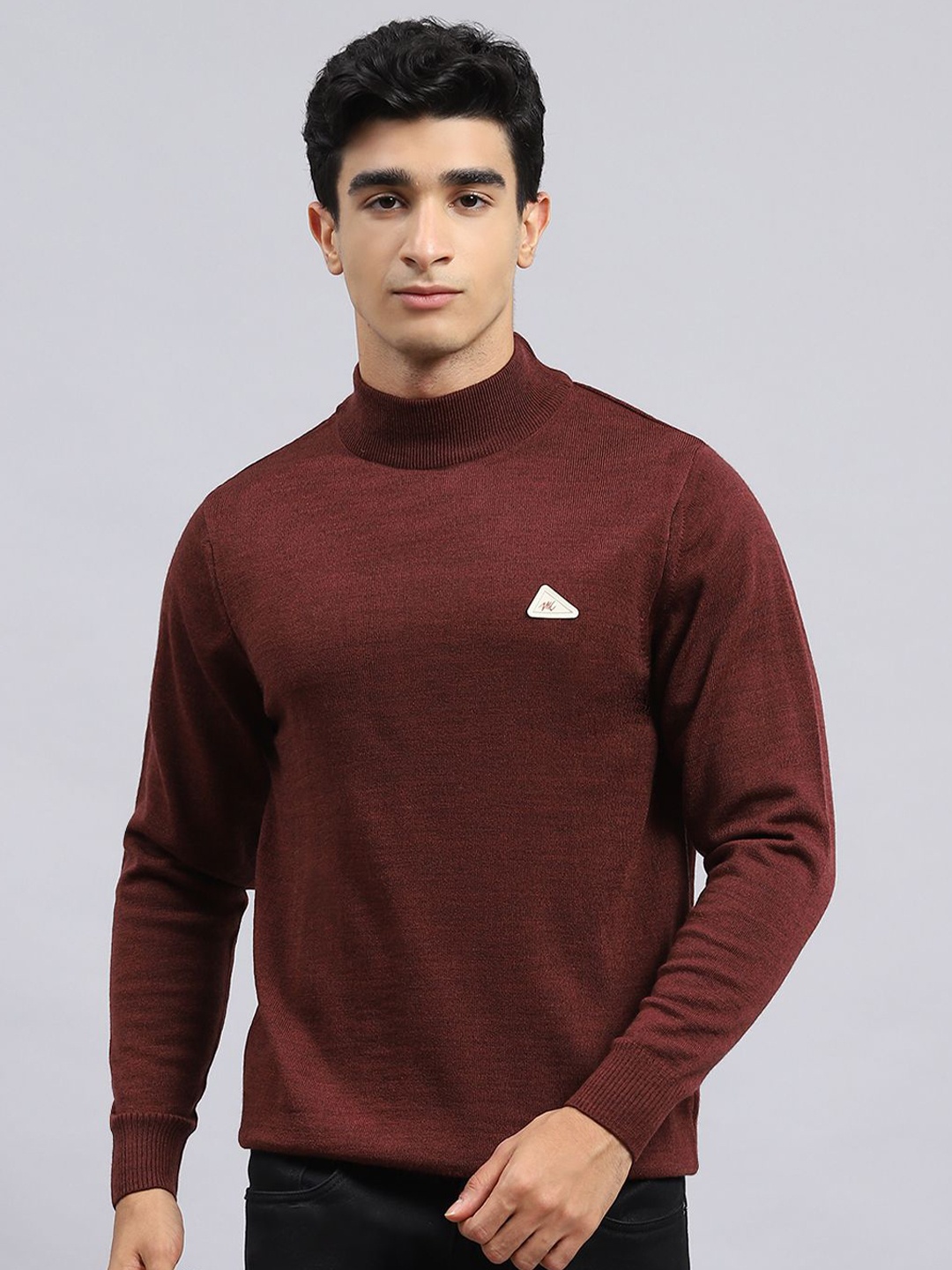 

Monte Carlo Men Woollen Pullover, Rust