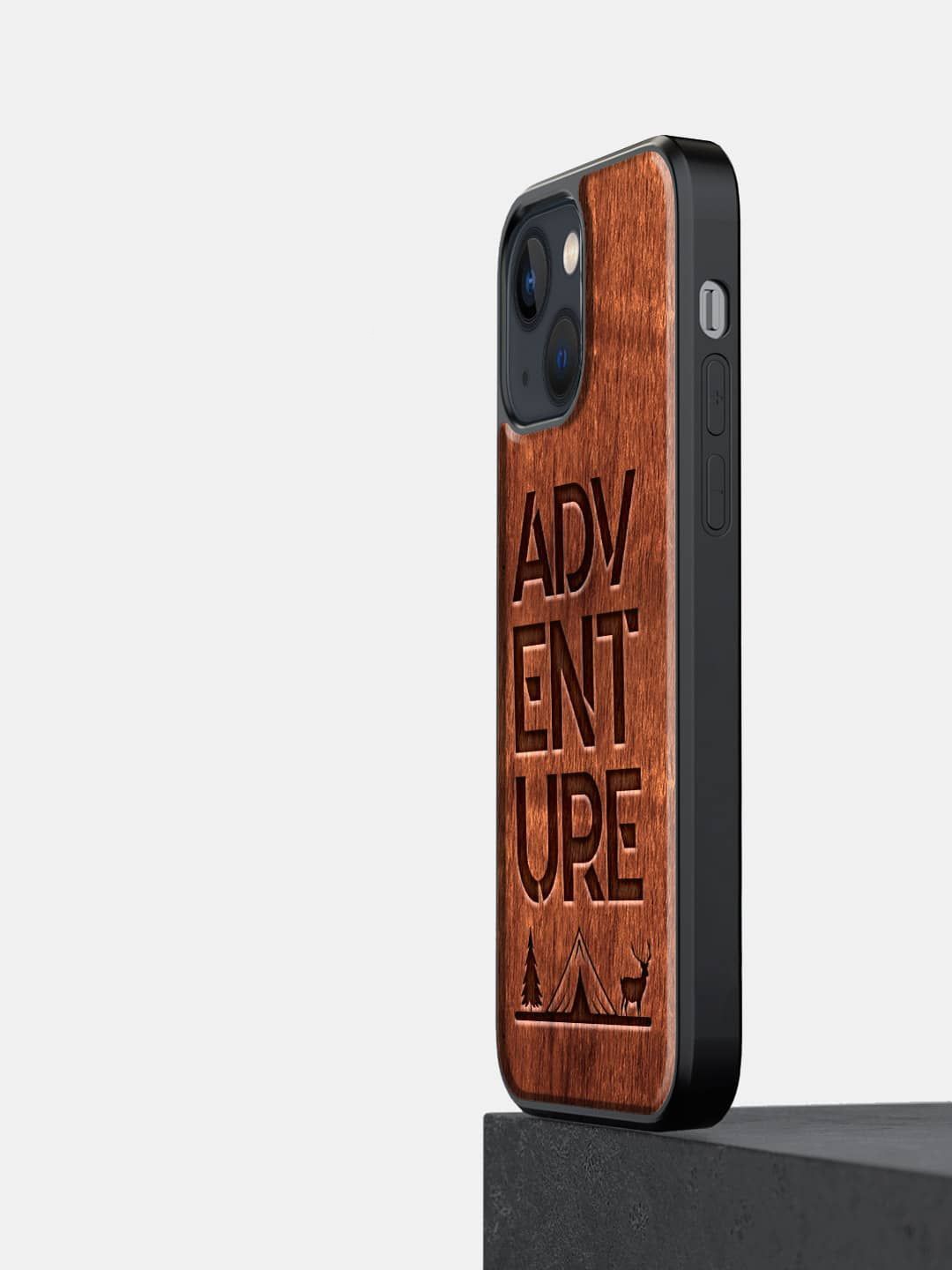 

macmerise Typography Printed iPhone 13 Back Case Mobile Accessories, Brown