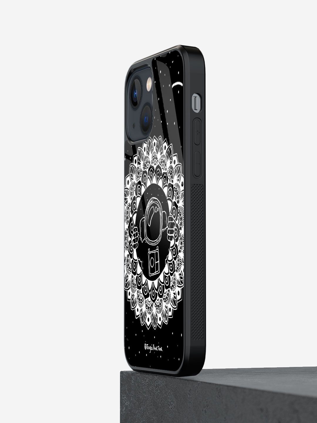 

macmerise Floral Printed iPhone 13 Mini Back Case Mobile Accessories, Black