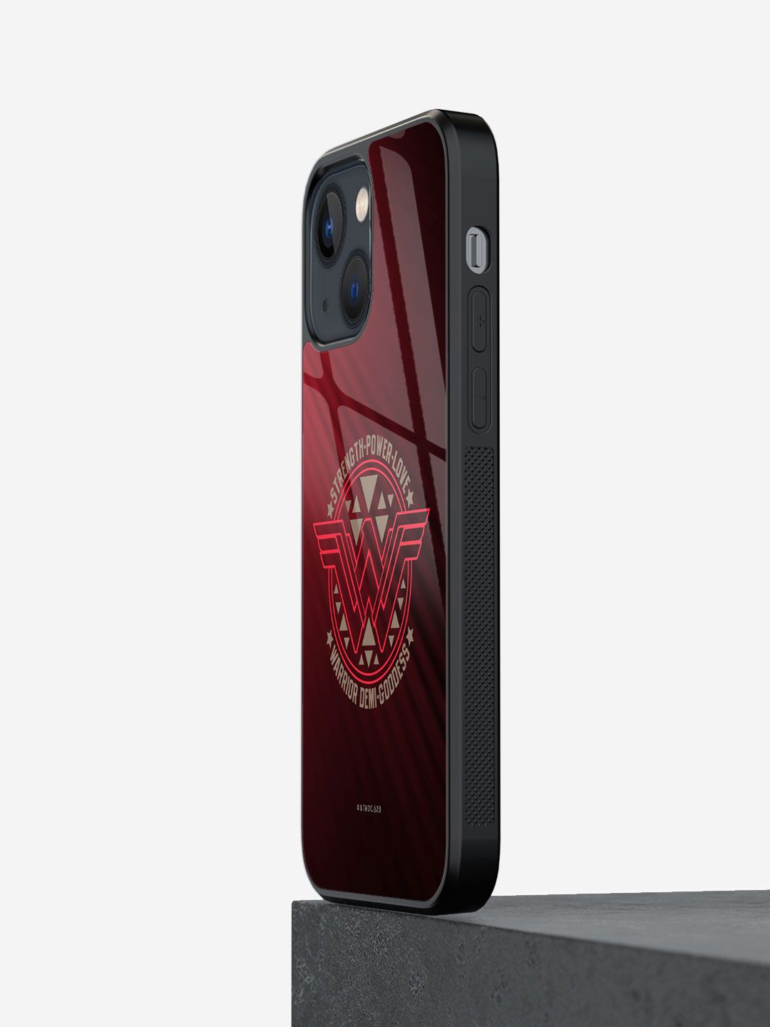 

macmerise Superhero Printed iPhone 13 Mini Back Case Mobile Accessories, Red
