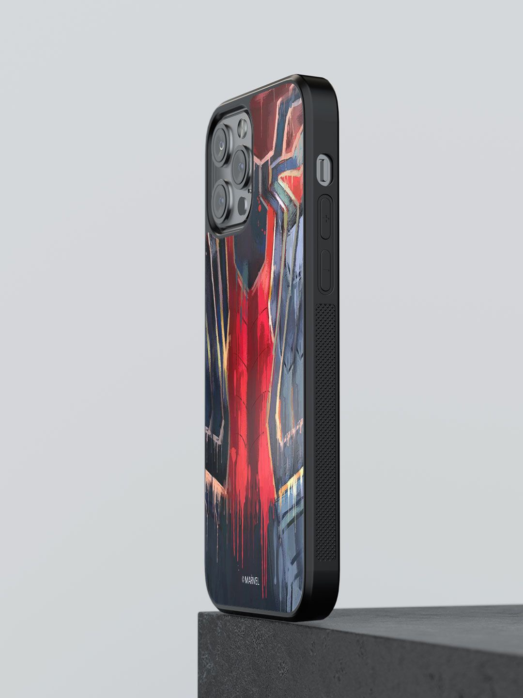 

macmerise Abstract Printed iPhone 13 Pro Max Back Case Mobile Accessories, Black