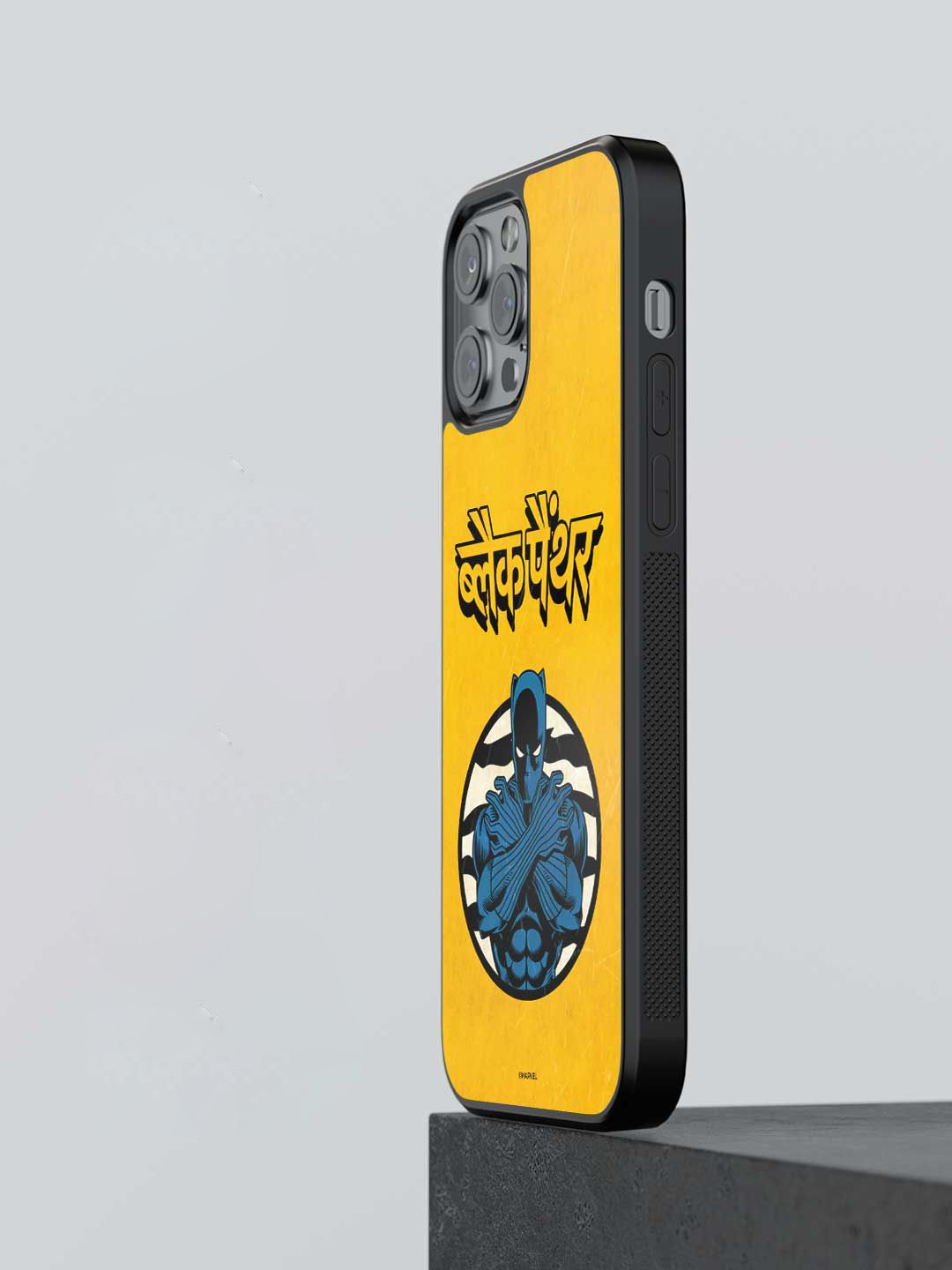 

macmerise Typography Printed iPhone 13 Pro Max Back Case Mobile Accessories, Yellow