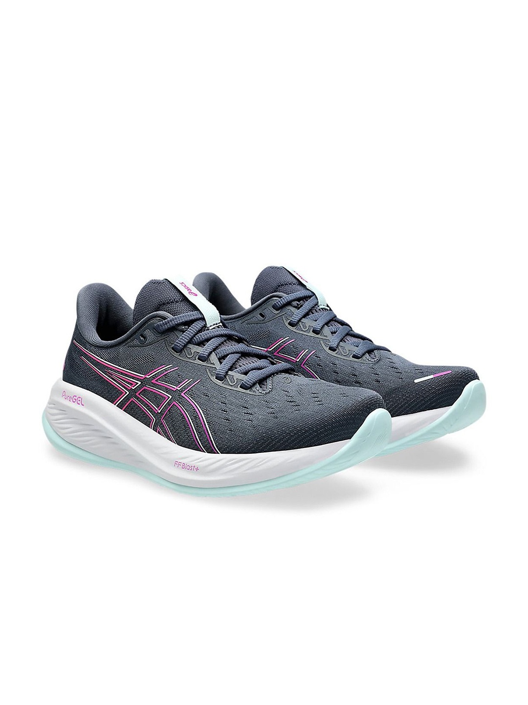 

ASICS Gel-Cumulus 26 Women Running Non-Marking Sports Shoes, Grey