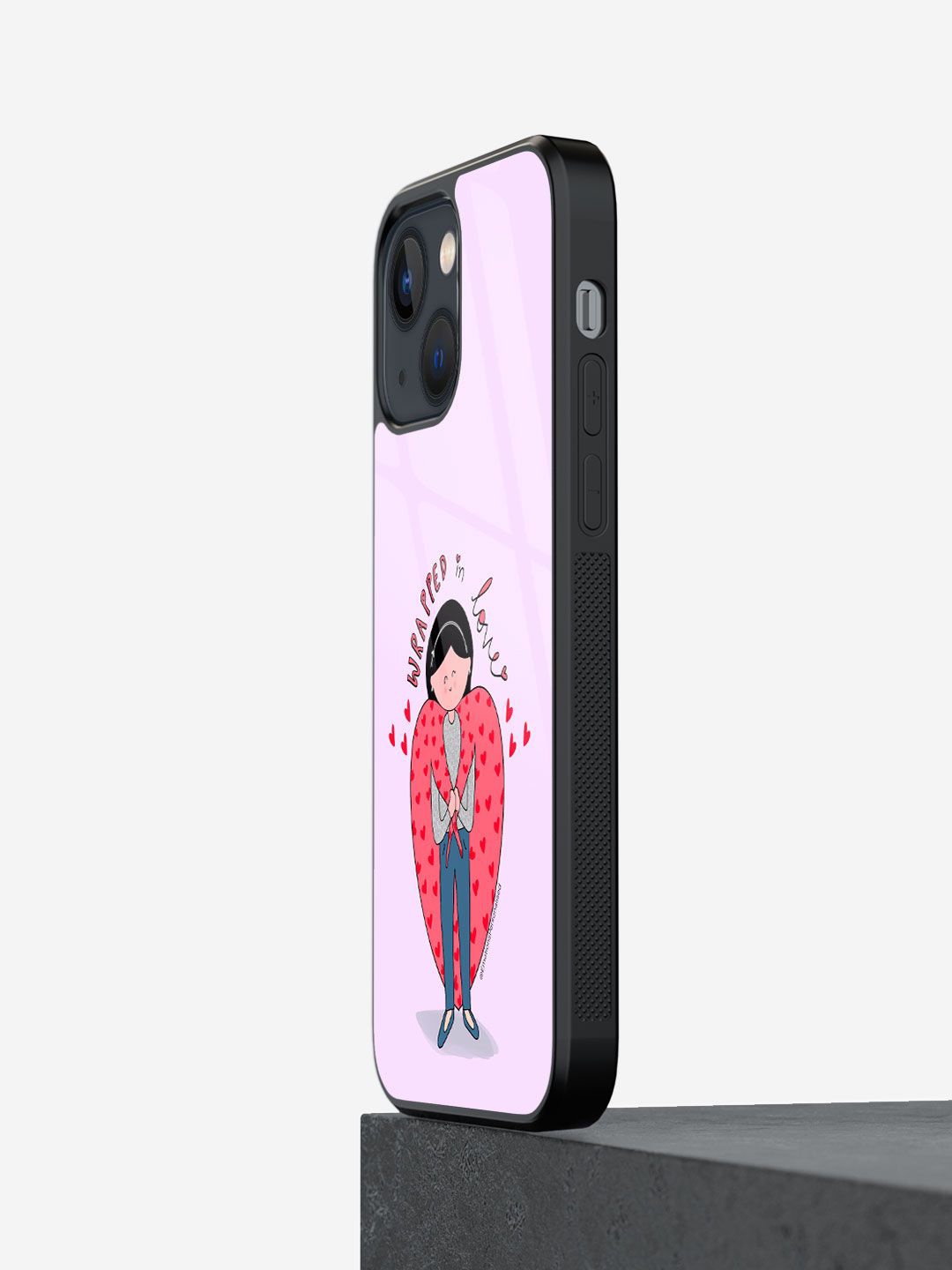 

macmerise Abstract Printed iPhone 13 Back Case Mobile Accessories, Purple