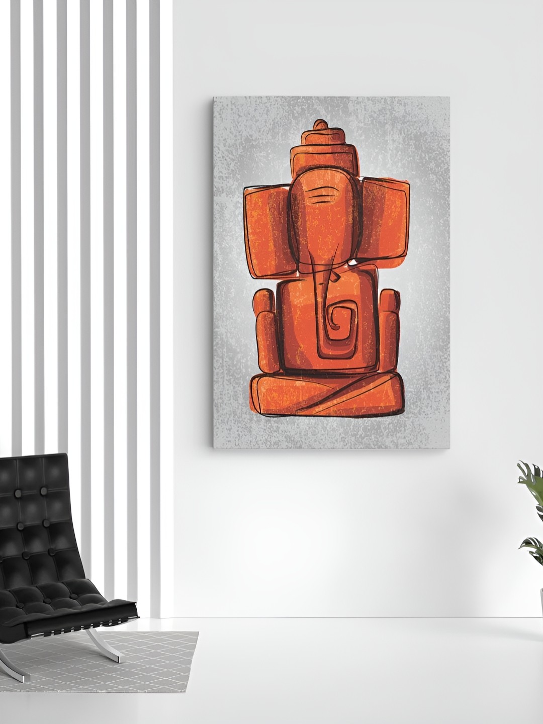 

CLAWCRAFTS Brown & Grey Wooden Religious Wall Paintings