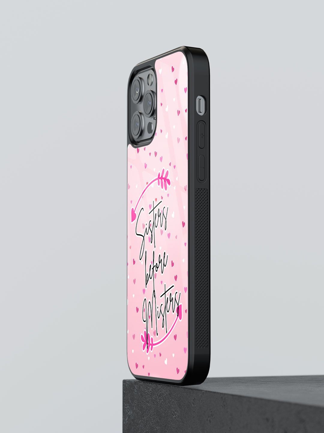 

macmerise Abstract Printed iPhone 13 Pro Back Case Mobile Accessories, Pink