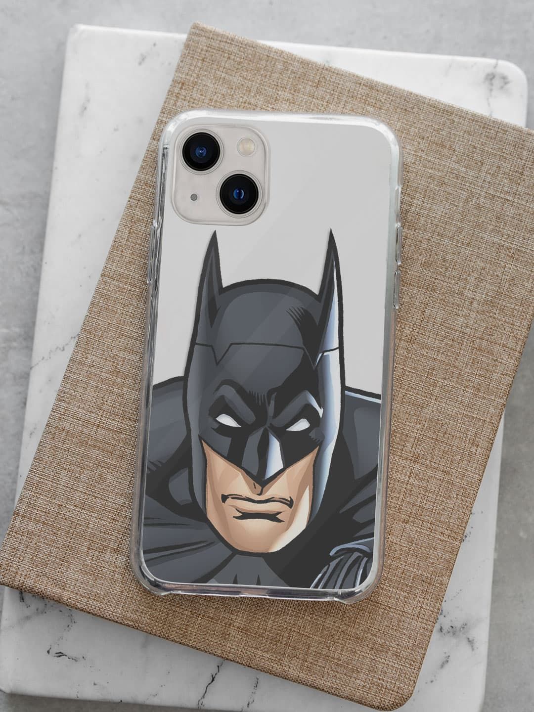

macmerise Superhero Printed iPhone 13 Mini Back Case Mobile Accessories, Black