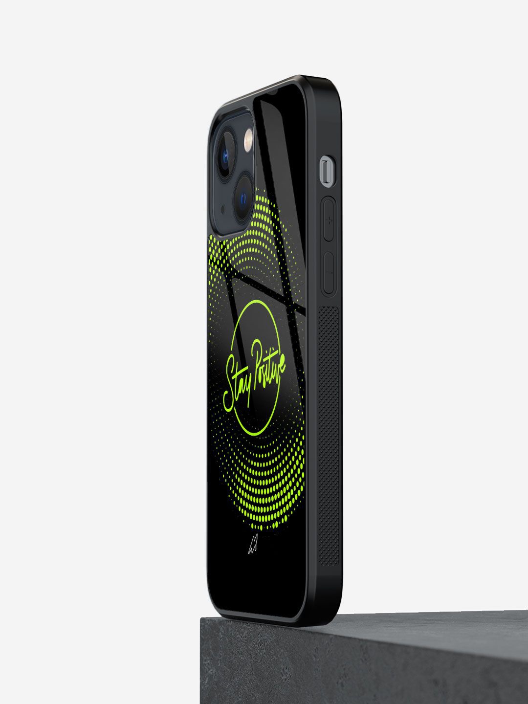 

macmerise Abstract Printed iPhone 13 Back Case Mobile Accessories, Black