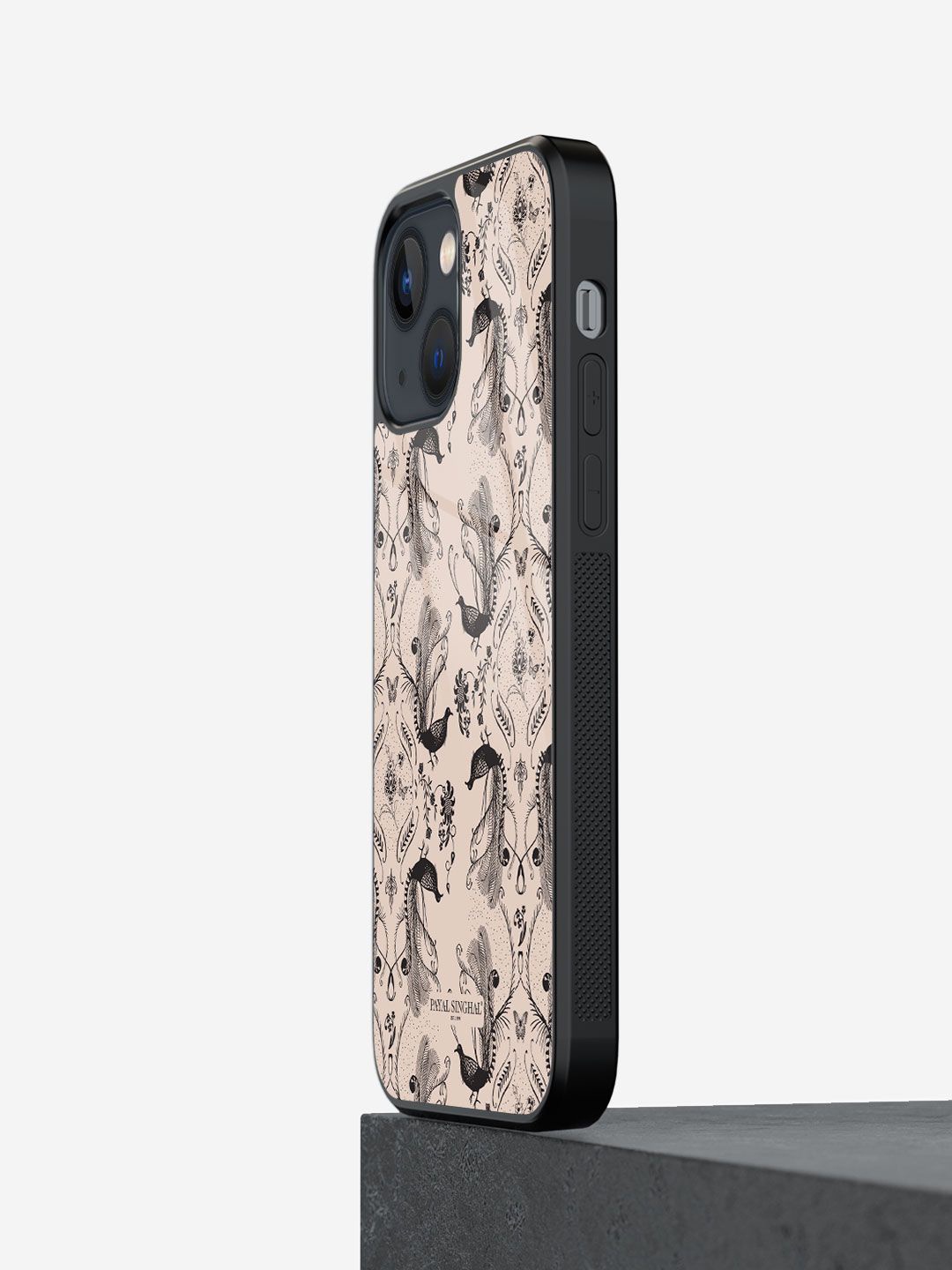 

macmerise Tropical Printed iPhone 13 Back Case Mobile Accessories, Beige
