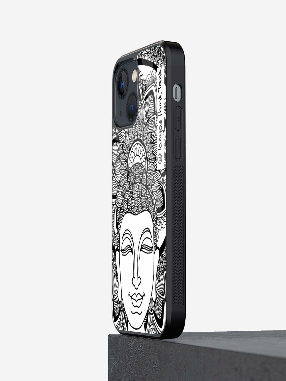 

macmerise Typography Printed iPhone 13 Mini Back Case Mobile Accessories, Black