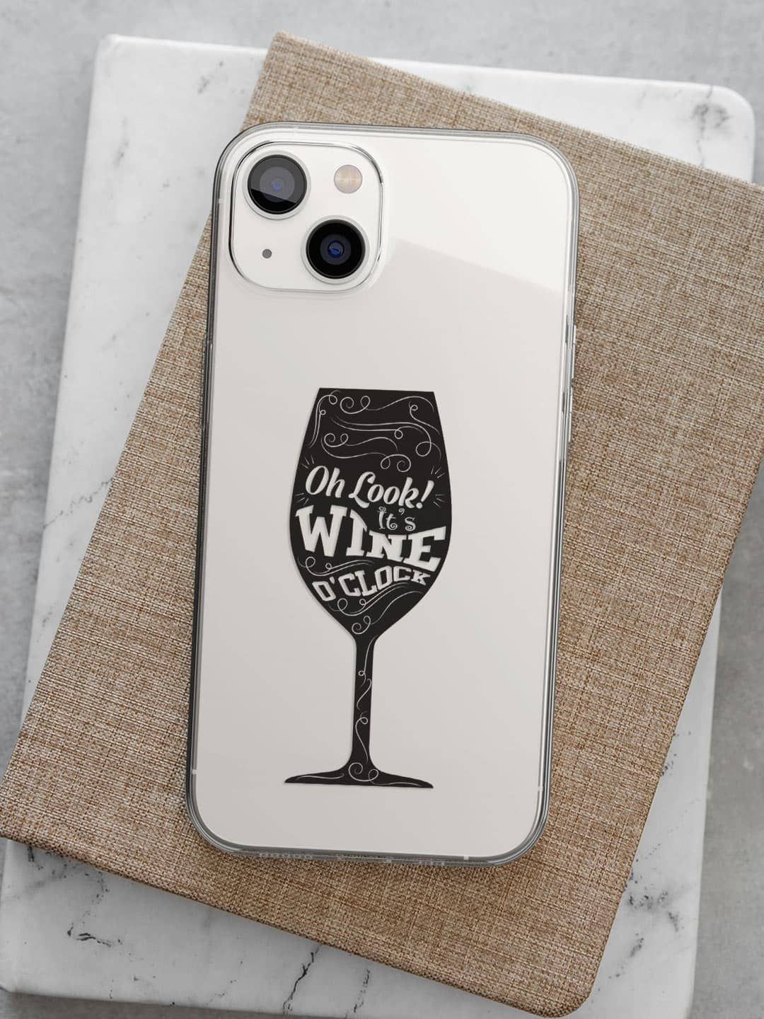 

macmerise Typography Printed iPhone 14 Plus Back Case Mobile Accessories, Grey