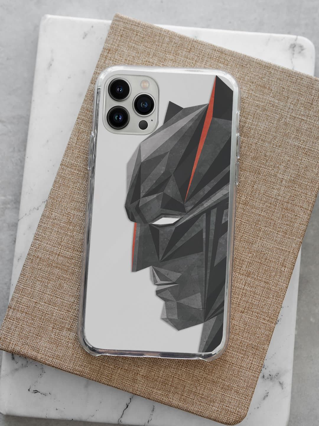 

macmerise Superhero Printed iPhone 13 Pro Back Case Mobile Accessories, Grey
