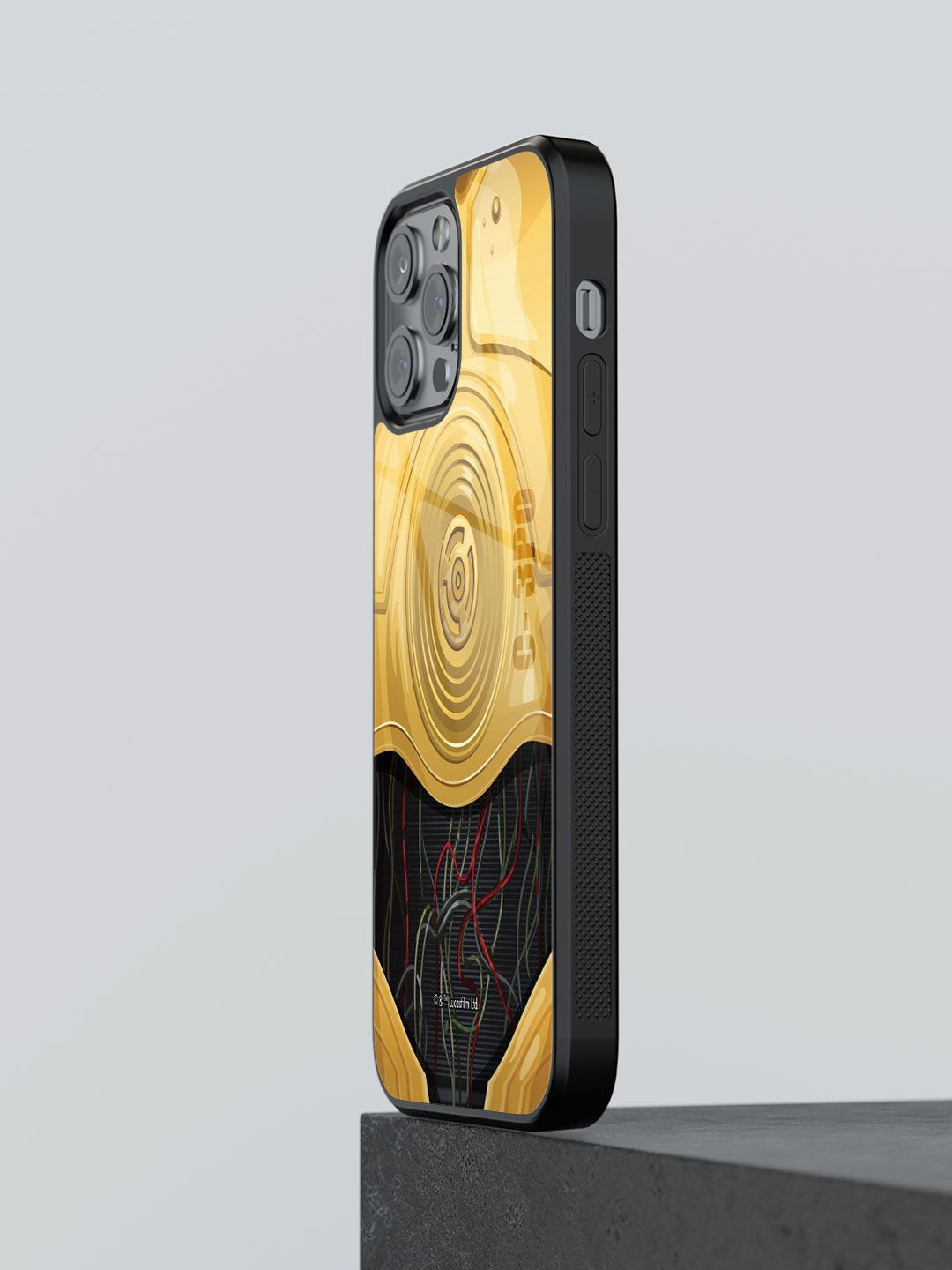 

macmerise Geometric Printed iPhone 13 Pro Back Case Mobile Accessories, Black