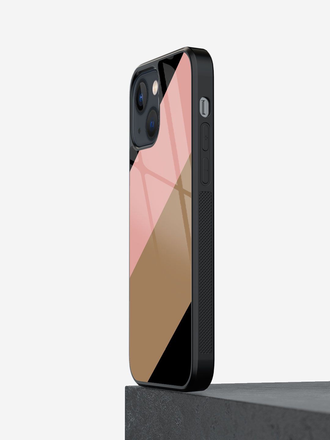 

macmerise Geometric Printed iPhone 13 Back Case Mobile Accessories, Pink