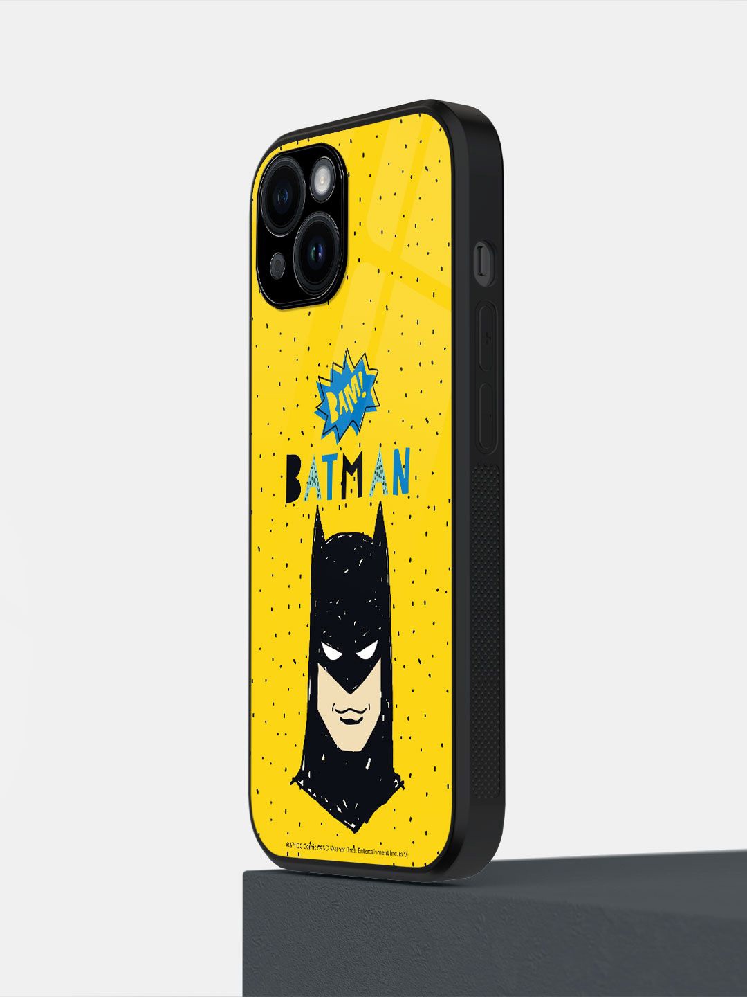 

macmerise Superhero Printed iPhone 14 Back Case Mobile Accessories, Yellow
