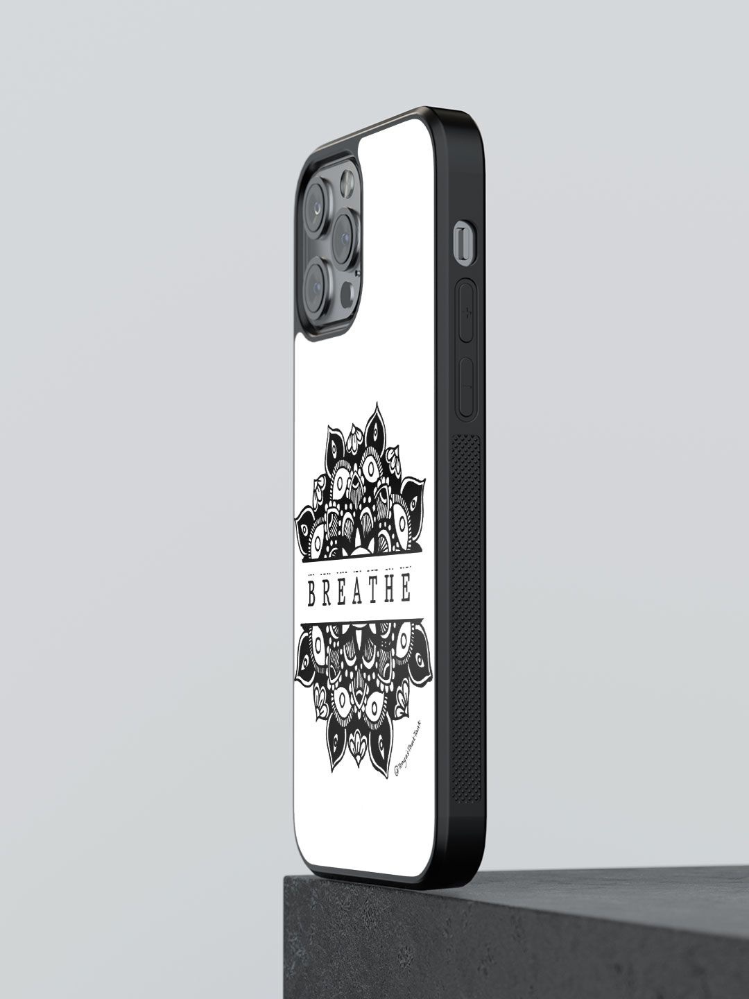 

macmerise Typography Printed iPhone 13 Pro Max Back Case Mobile Accessories, White