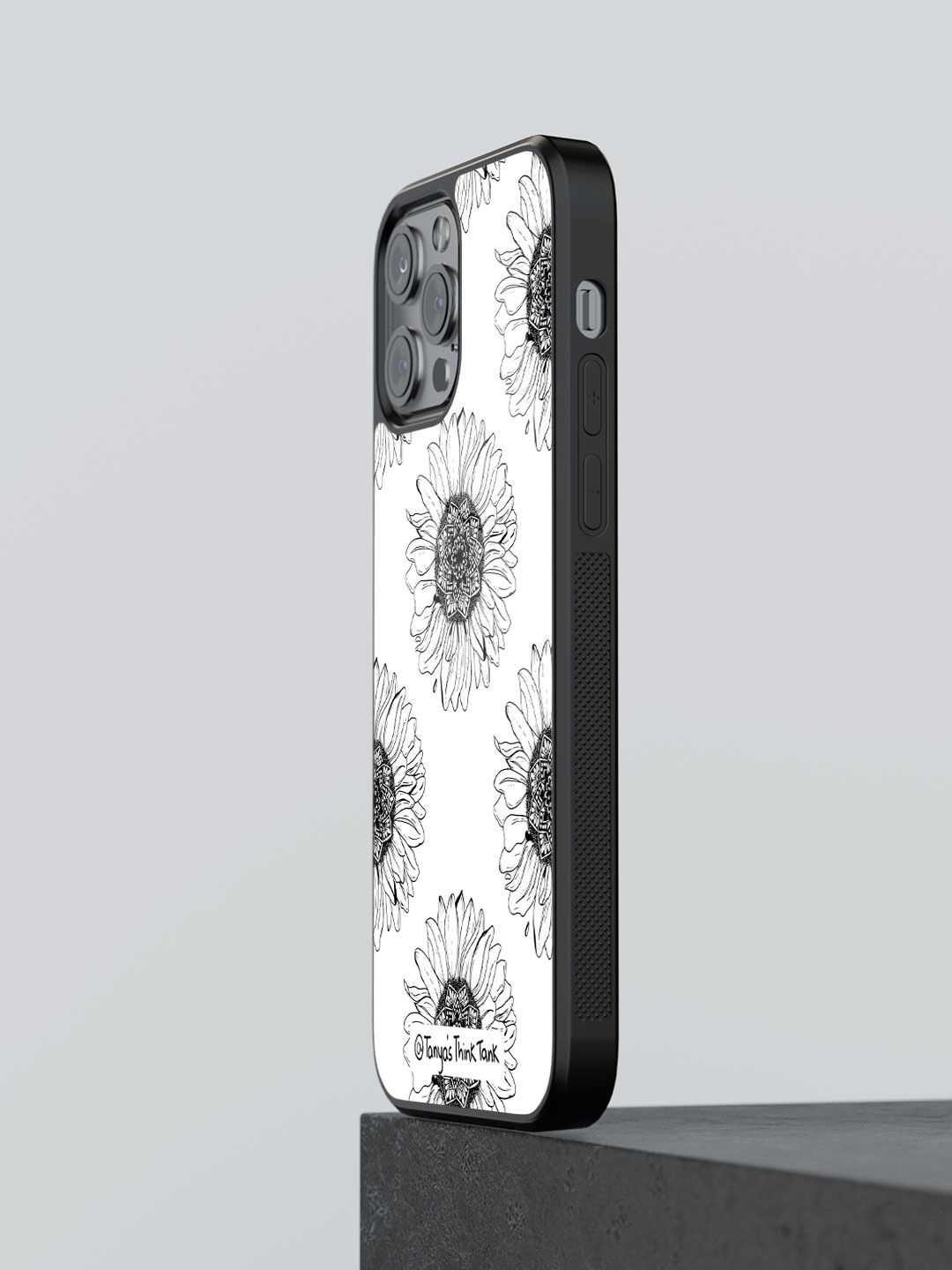 

macmerise Floral Printed iPhone 13 Pro Back Case Mobile Accessories, White