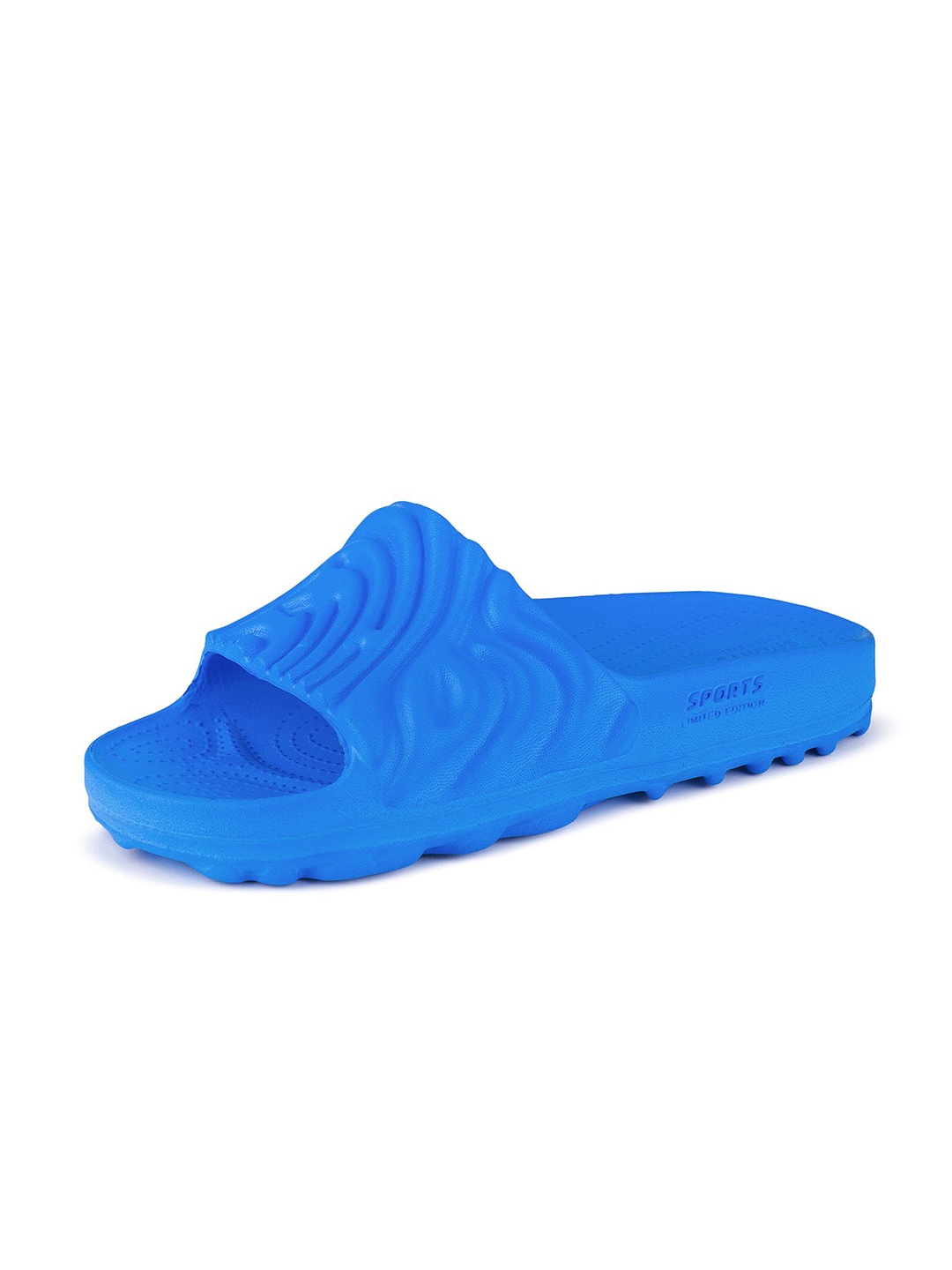 

BERSACHE Men Ultra Soft & Flexibility Rubber Sliders, Blue