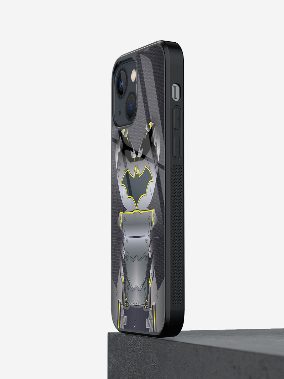 

macmerise Superhero Printed iPhone 13 Back Case Mobile Accessories, Black