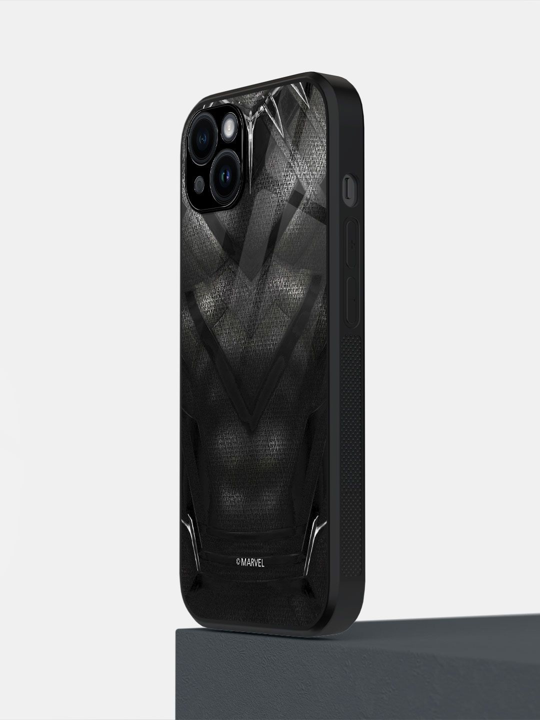 

macmerise Geometric Printed iPhone 14 Plus Back Case Mobile Accessories, Black