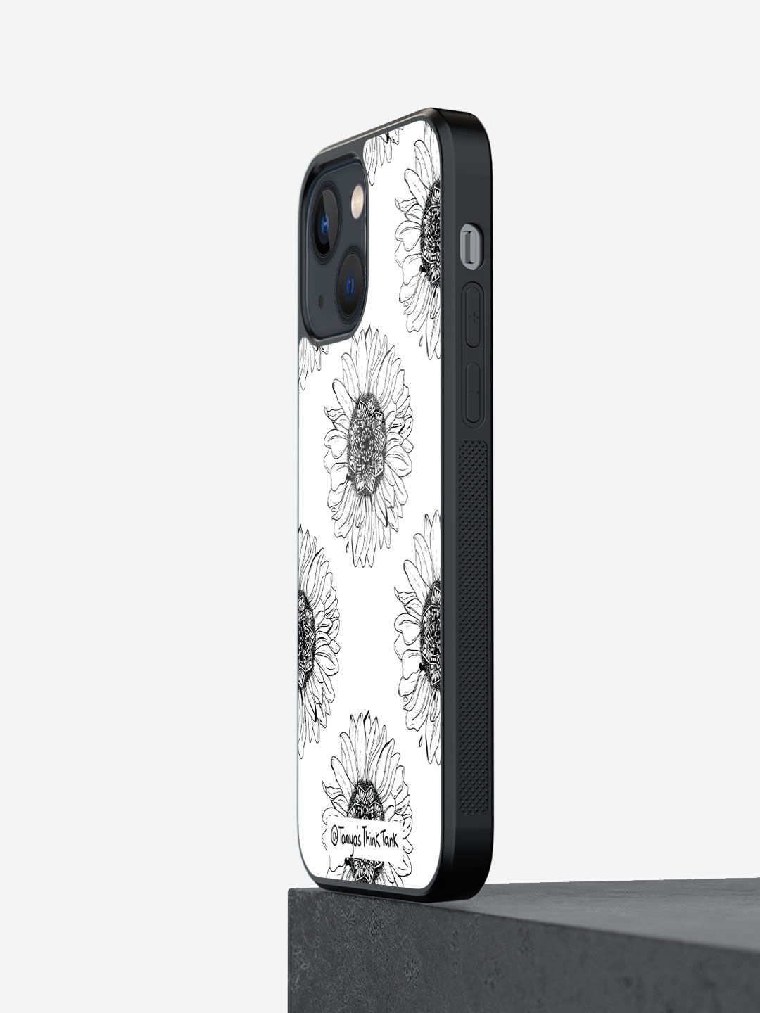 

macmerise Floral Printed iPhone 13 Mini Back Case Mobile Accessories, White