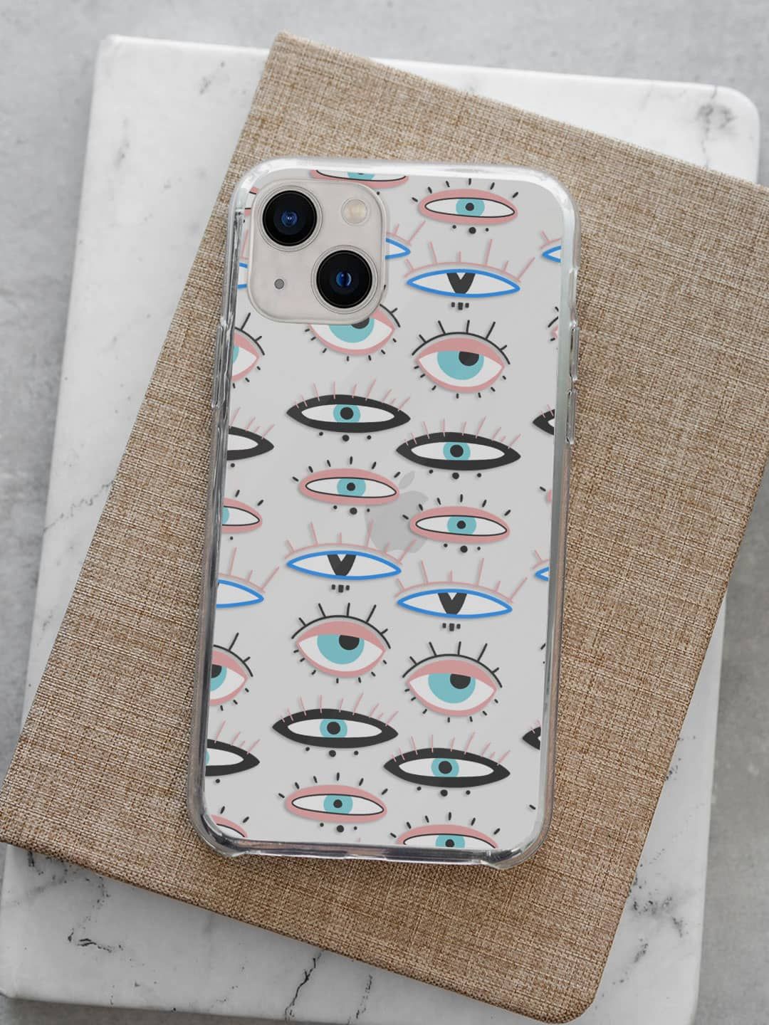 

macmerise Quirky Printed iPhone 13 Mini Back Case Mobile Accessories, White