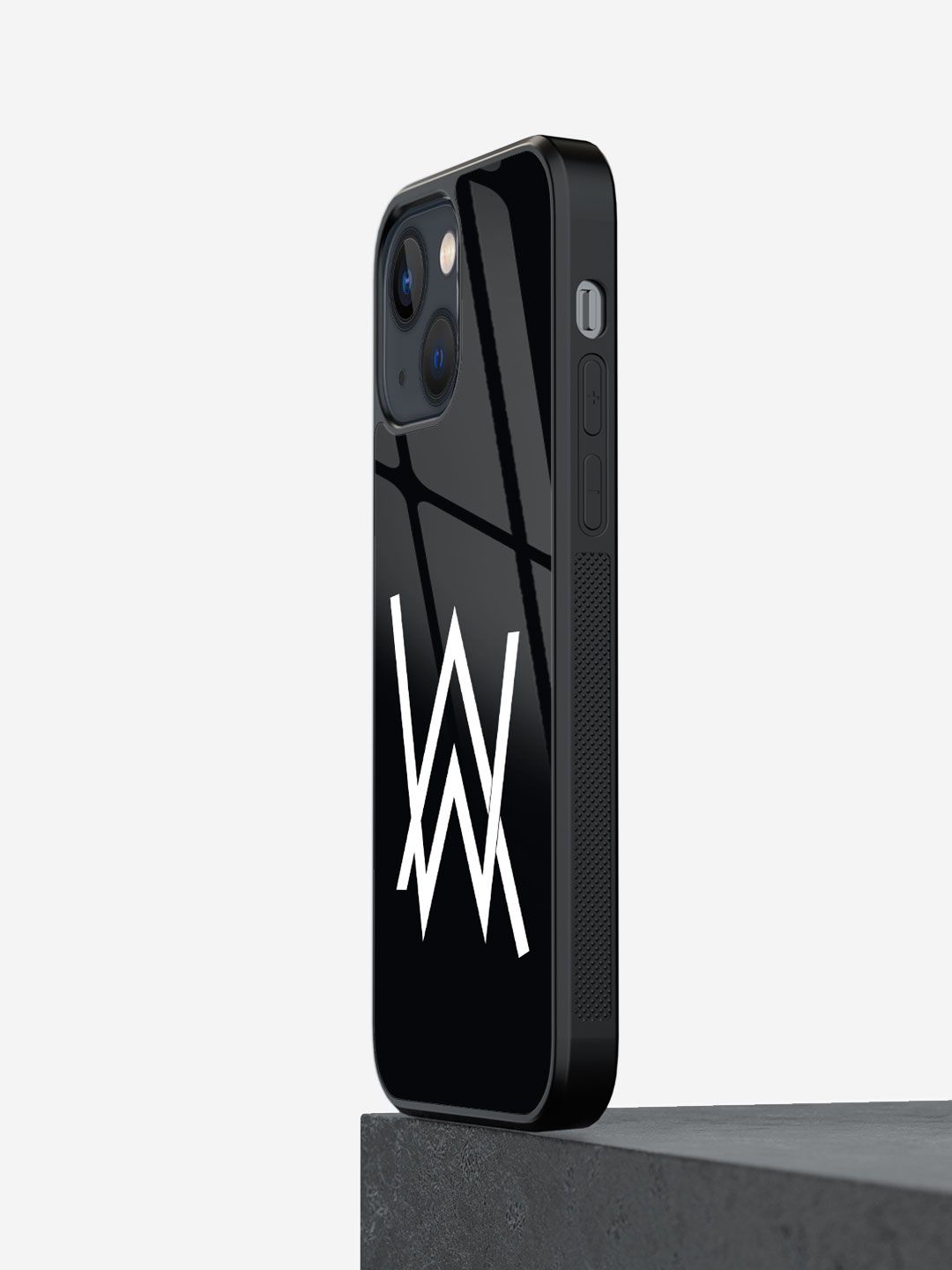 

macmerise Geometric Printed iPhone 13 Mini Back Case Mobile Accessories, Black