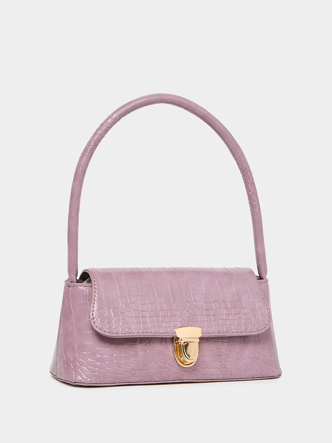 

Styli Purple Textured Shoulder Bag
