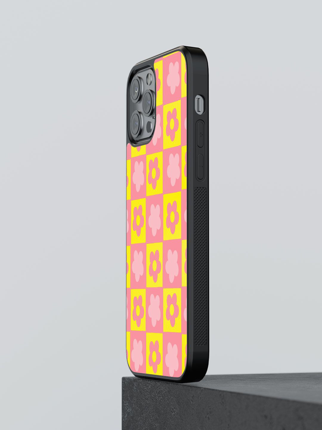 

macmerise Floral Printed iPhone 13 Pro Max Back Case Mobile Accessories, Yellow