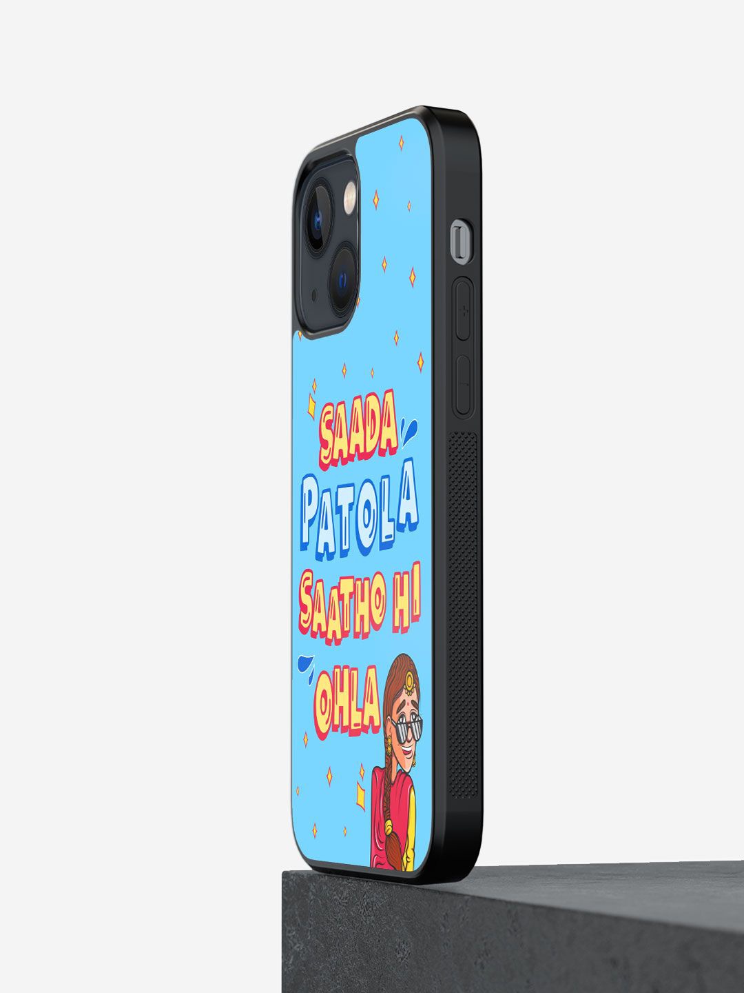 

macmerise Typography Printed iPhone 13 Mini Back Case Mobile Accessories, Blue