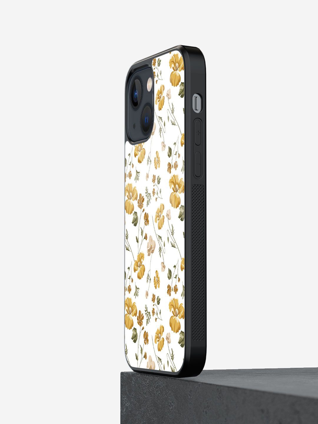 

macmerise Floral Printed iPhone 13 Mini Back Case Mobile Accessories, White