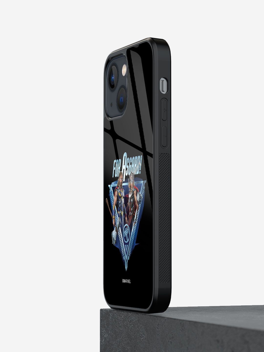 

macmerise Superhero Printed iPhone 13 Mini Back Case Mobile Accessories, Black