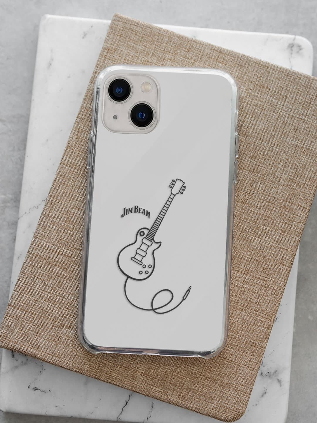 

macmerise Abstract Printed iPhone 13 Mini Back Case Mobile Accessories, White