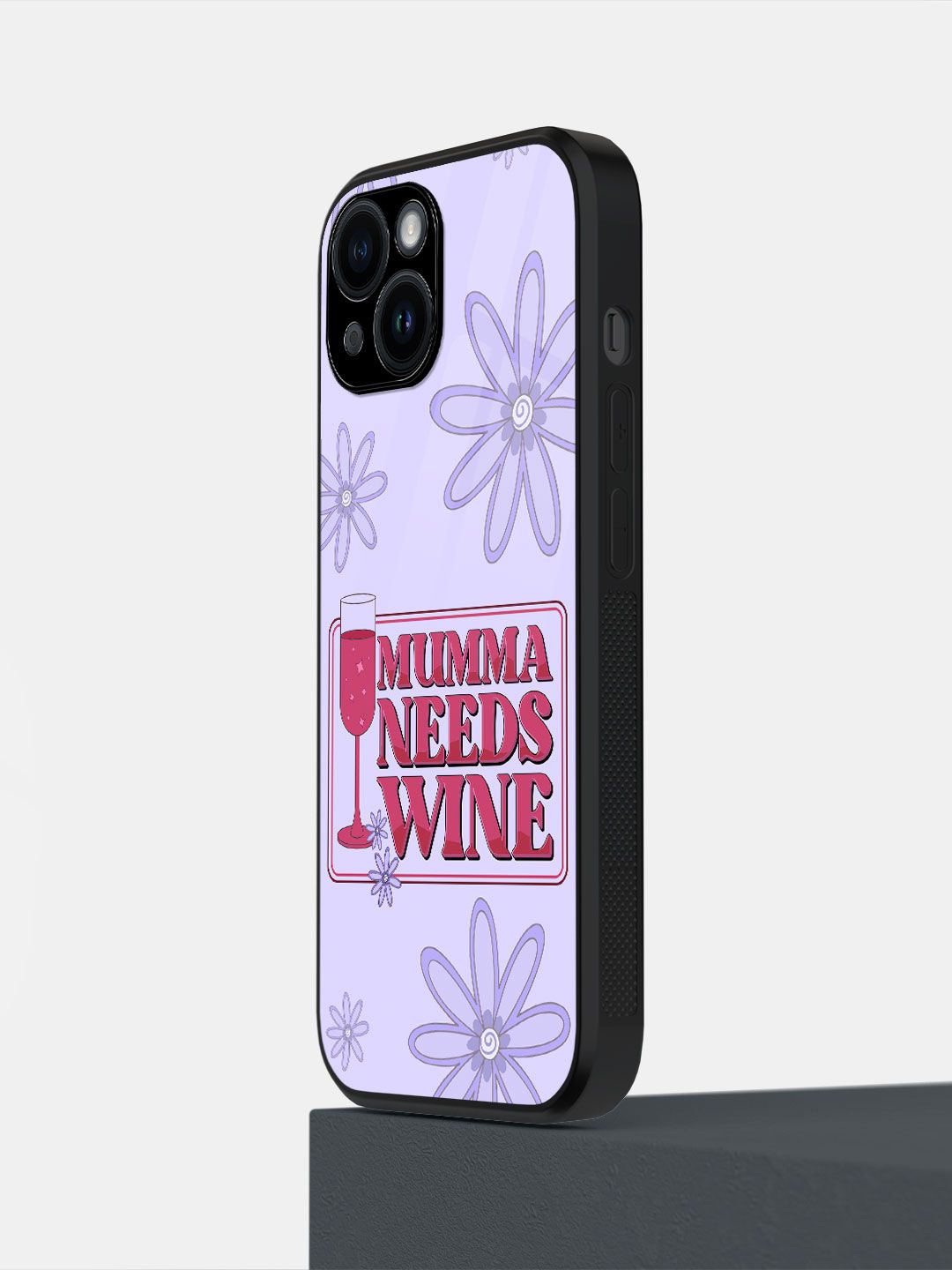 

macmerise Typography Printed iPhone 14 Back Case Mobile Accessories, Purple