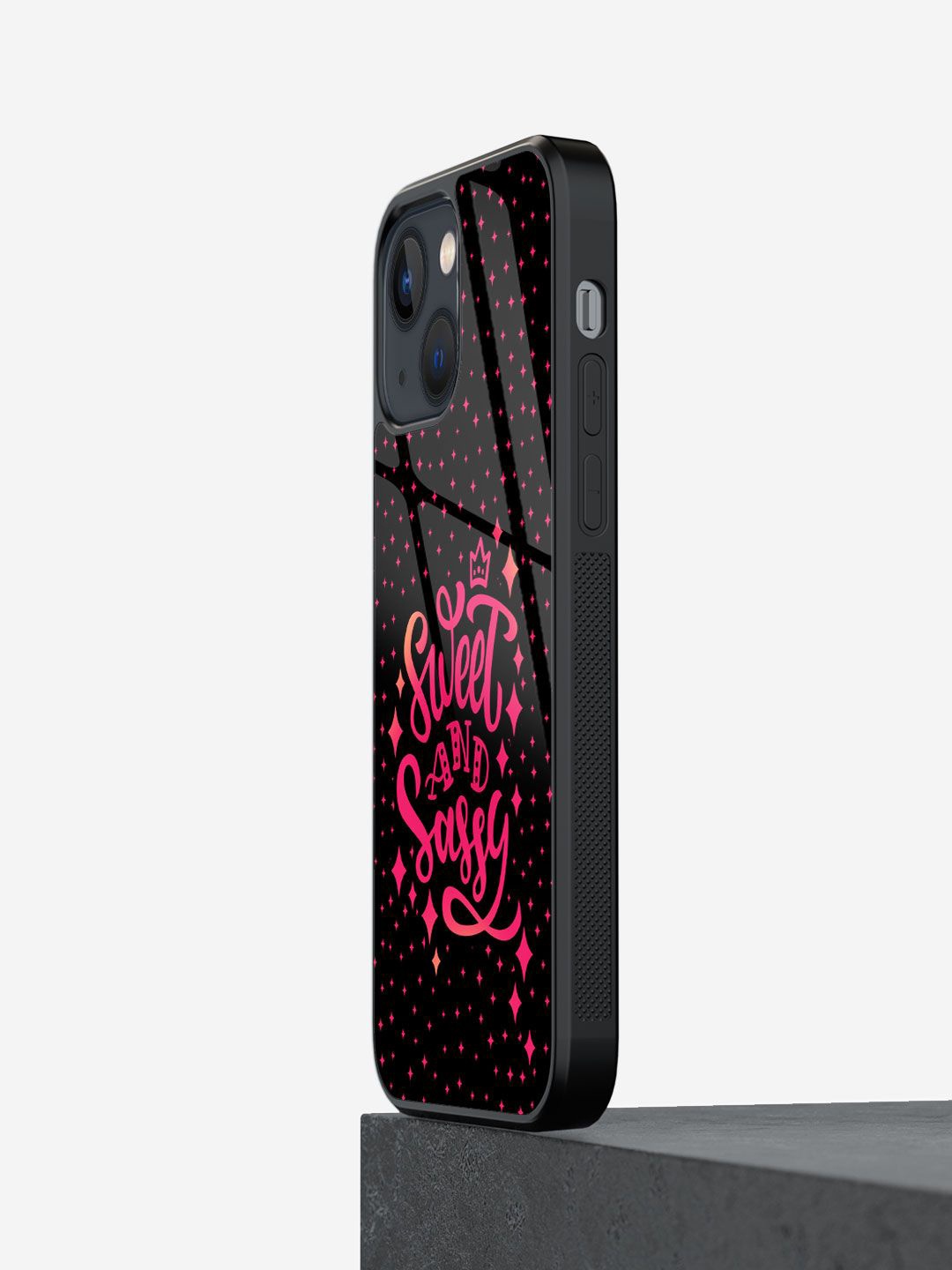 

macmerise Typography Printed iPhone 13 Back Case Mobile Accessories, Pink
