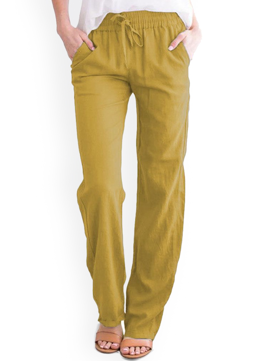 

StyleCast Women Mid-Rise Regular Fit Trousers, Green
